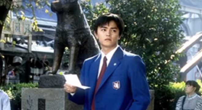 First appearance at Hachiko statue